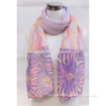 Fashion Women\'s flowers Soft Voile Scarf summer voile scarf
